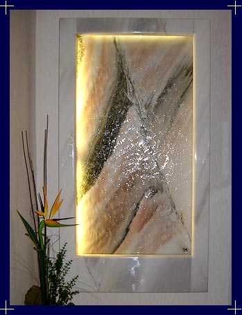 Wasserkreationen, Springbrunnenservice, Wasserdesign, Springbrunnen, Wasserbilder, Zimmerbrunnen, Wandbrunnen, Kunstobjekte aus Wasser Metall und Stein, Dekorbrunnen, Raumbefeuchter